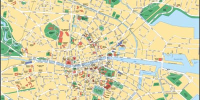ダブリンの地図