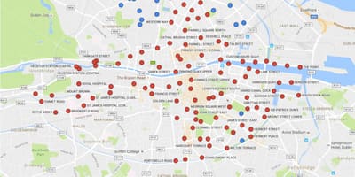 Dublinbikes地図